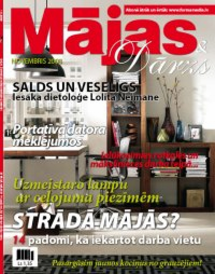 autors: Žurnālā Mājas & Dārzs novembrī