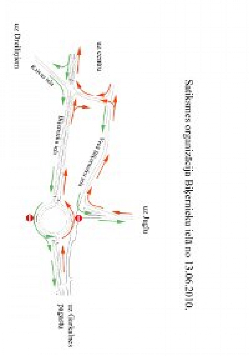 autors: No svētdienas automašīnas varēs braukt pa jauno Biķernieku ielas rotācijas apli
