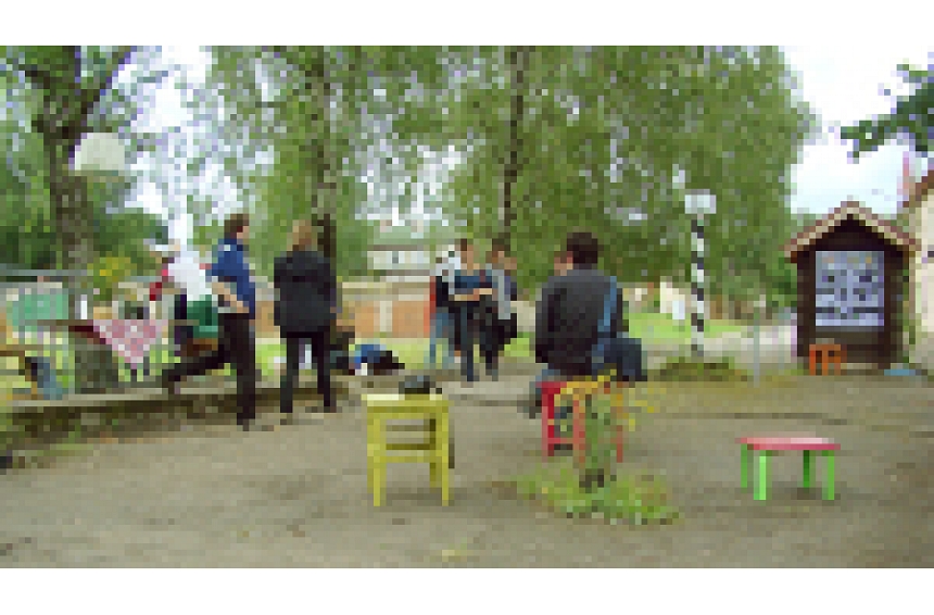 Foto: Ārvalstu studenti piedāvā idejas robežtelpas attīstībai Valkā/Valgā; autors: Ārvalstu studenti piedāvā idejas robežtelpas attīstībai Valkā/Valgā