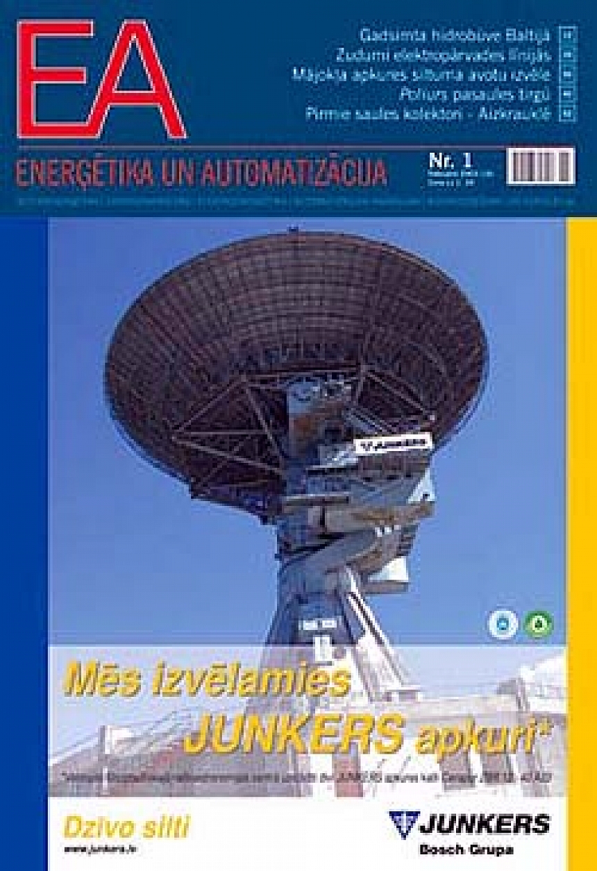 autors: Iznācis jaunais žurnāla Enerģētika&Automatizācija nummurs