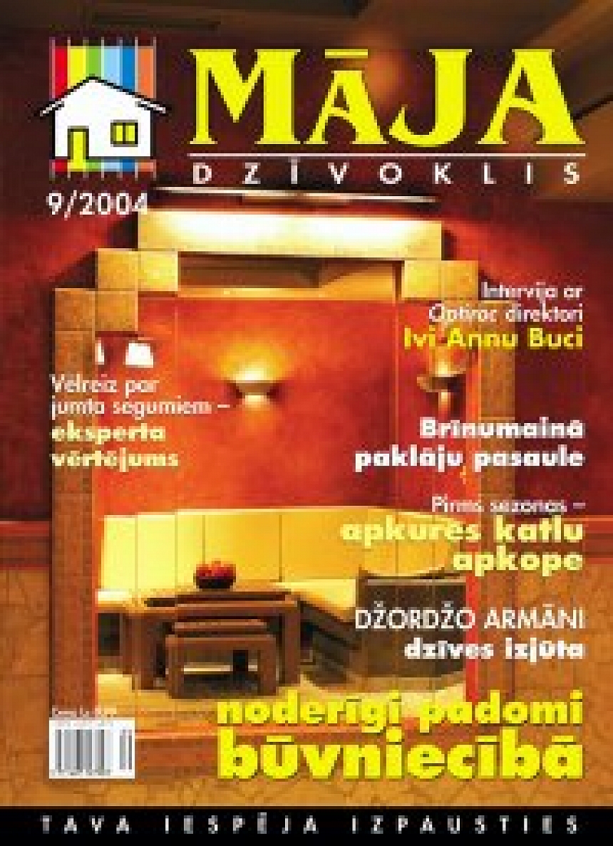 autors: Iznācis žurnāla "Māja.Dzīvoklis" septembra numurs