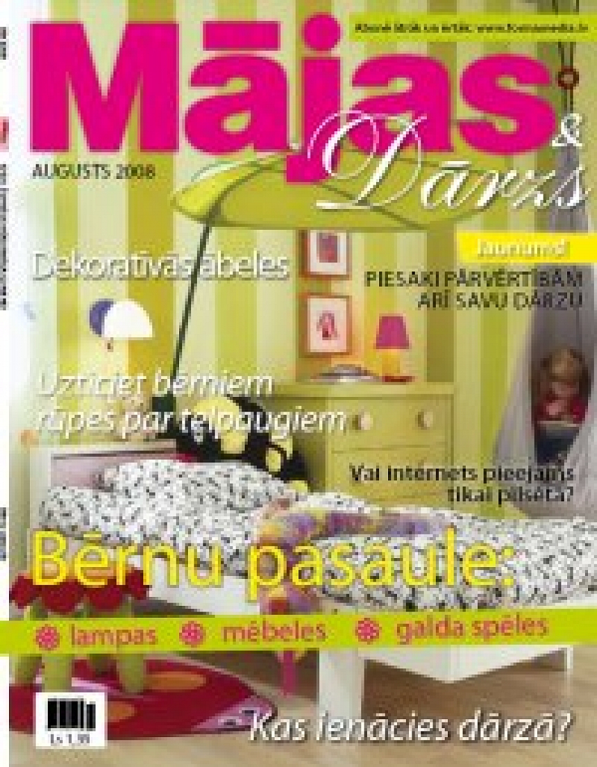 Foto: Augusta numurā žurnālā "Mājas & Dārzs"; autors: Augusta numurā žurnālā "Mājas & Dārzs"