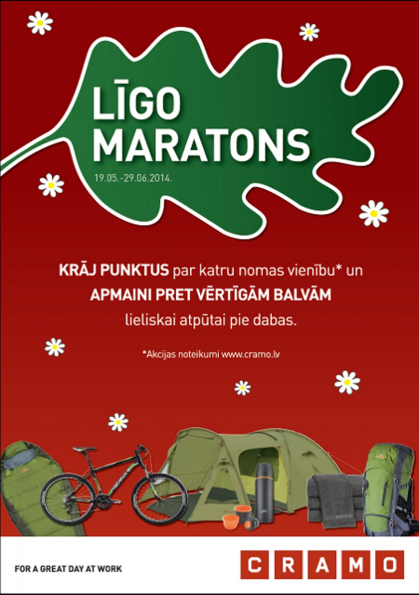 autors: Akcija – Cramo Līgo maratons