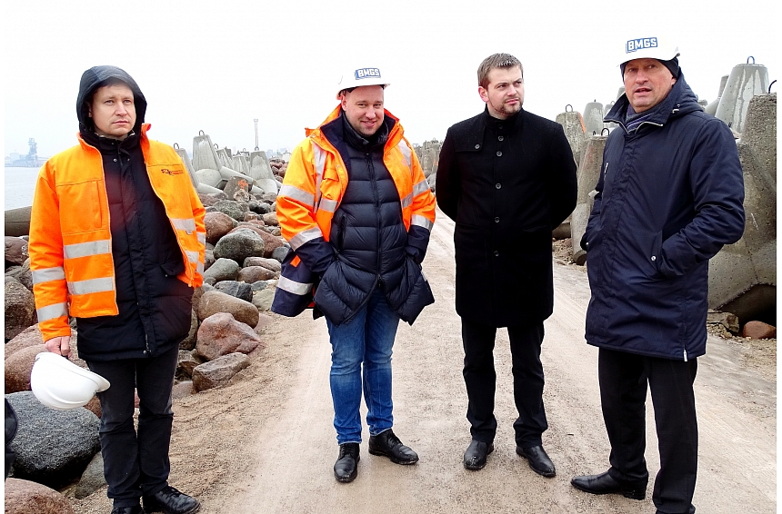 autors: Atjauno Ventspils ostas Dienvidu molu FOTO