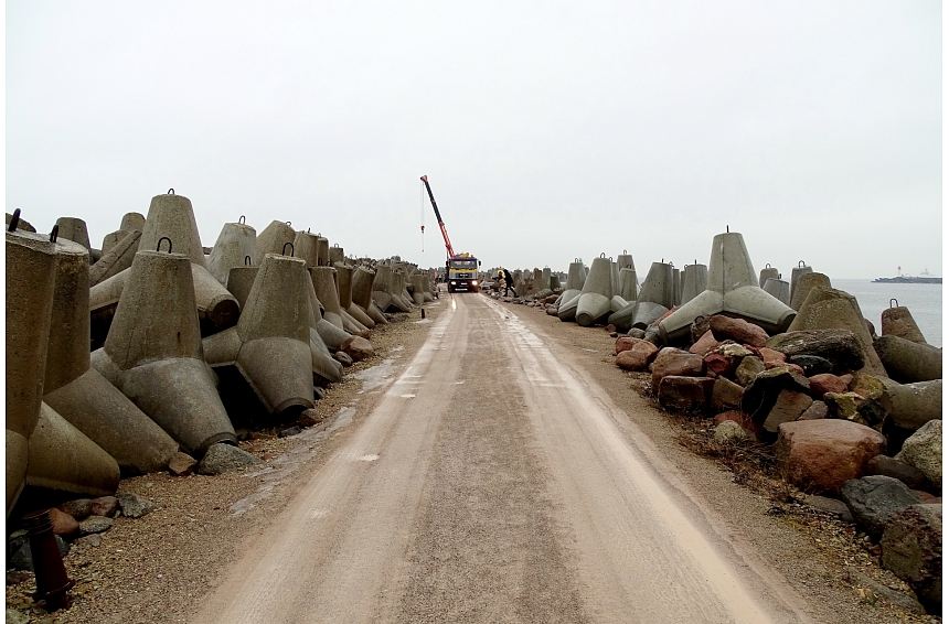 autors: Atjauno Ventspils ostas Dienvidu molu FOTO