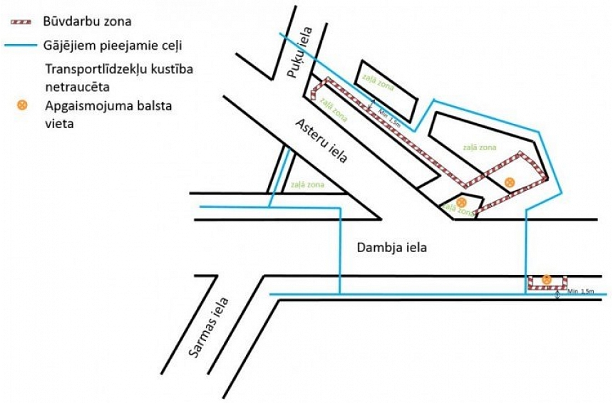 autors: Jelgava. Ierobežos satiksmi Asteru ielā