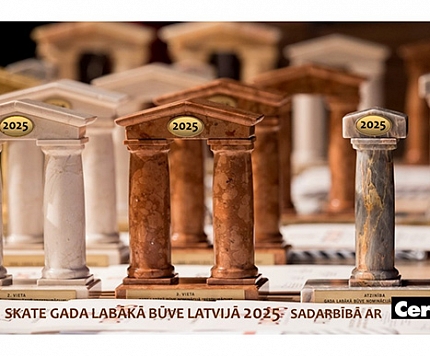 Aicina pieteikt būves skatei "Gada labākā būve Latvijā 2025"