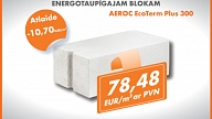 AEROC akcija Energotaupīgajam blokam EcoTerm Plus 300