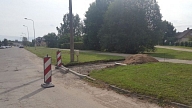 Jelgava. Izbūvēta gājēju pāreja Pērnavas ielā