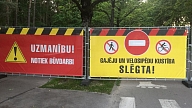 Rīga. Būvniecība Mežaparkā turpinās