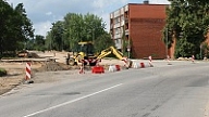 Turpinās Smiltenes ielu kompleksā rekonstrukcija