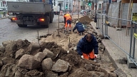 Liepāja. Uzsākta jauna lietus ūdens kanalizācijas posma izbūve Graudu ielā