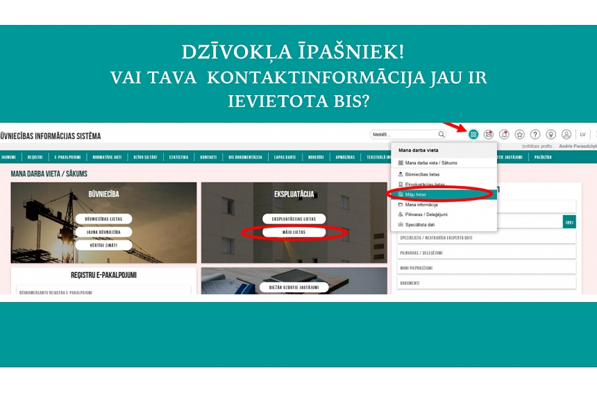 BVKB aicina dzīvokļu īpašniekus BIS mājas lietā norādīt savu kontaktinformāciju
