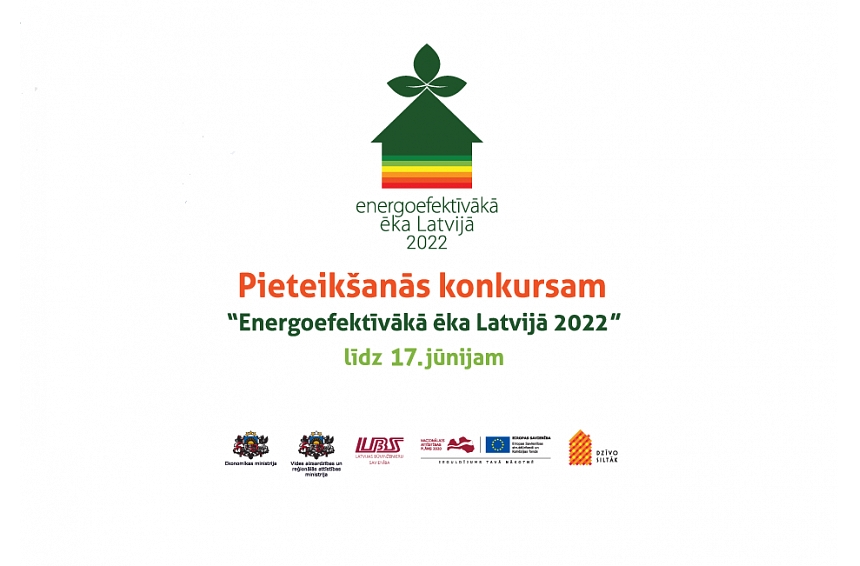 Sāk pieņemt pieteikumus konkursam "Energoefektīvākā ēka Latvijā 2022"