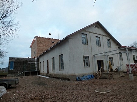 Brūža ēkai Alūksnē – spāru svētki
