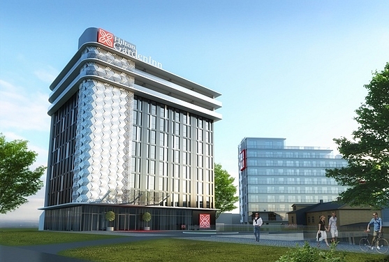 Uzsāk viesnīcas HILTON Garden Inn Rīga Valdemāra būvniecību