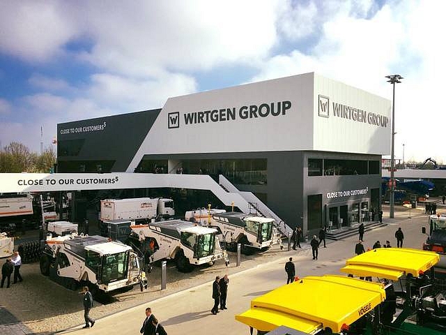 Wirtgen Group veiksmīgi piedalās Vācijas izstādē BAUMA
