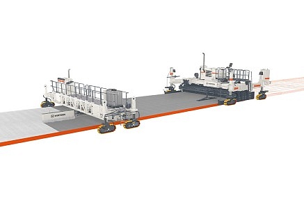 Wirtgen plašs jauno iekārtu klāsts vēl efektīvākam darbam - SP 60 sērijas betona ieklājēji