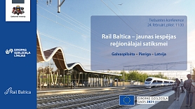 24. februārī notiks tiešsaistes konference "Rail Baltica – jaunas iespējas reģionālajai satiksmei"