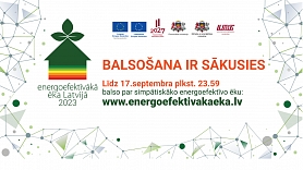Līdz 17. septembrim balso par simpātiskāko energoefektīvo ēku Latvijā!