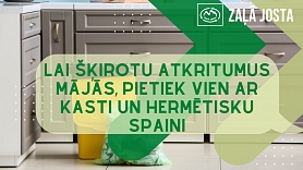 Vides entuziasti: Lai šķirotu atkritumus mājās, pietiek vien ar kasti un hermētisku spaini
