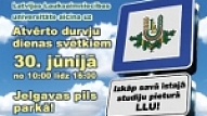 Notiks Latvijas Lauksaimniecības universitātes (LLU) Atvērto durvju dienas svētki