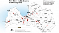 Identificēti prioritārie valsts autoceļu posmi vidējā ātruma kontroles sistēmu ieviešanai
