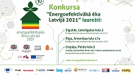Godināti “Energoefektīvākās ēkas Latvijā 2021” laureāti (FOTO)