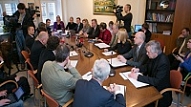 Izglītības komisija iepazīstas ar Rīgas pils atjaunošanas gaitu