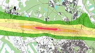 Rīga. Lidosta Rīga apstiprinājusi trokšņa stratēģisko karti