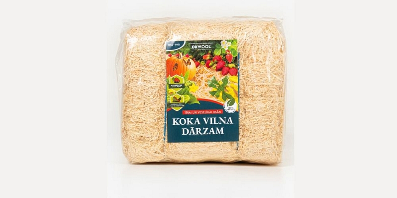 Koka vilna dārzam – dabīga mulča augiem