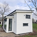 Balta koka māja