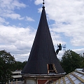 Darbs augstumā, jumta konstrukciju izbūve