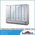 CombiSteel ledusskapji vertikālas vitrīnas saldētavas profesionāla virtuves tehnika aukstuma iekārtas Inkomercs K 7