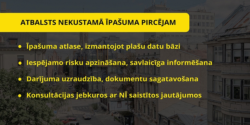 Atbalsts nekustamā īpašuma pircējam