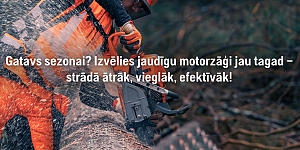 Motorzāģi, krūmgrieži, lapu pūtēji