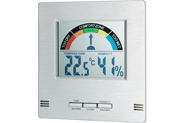 elektroniskie termometri, termohigrometri