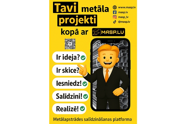 MASP.LV metālapstrādes projekti Daugavpilī, Rēzeknē, Liepājā, Rīgā