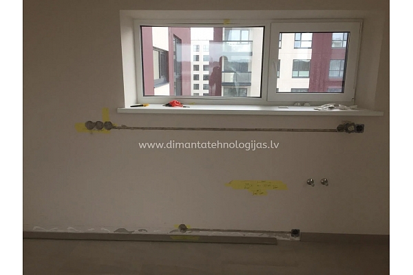 Štrobēšana un kontaktligzdu urbšana