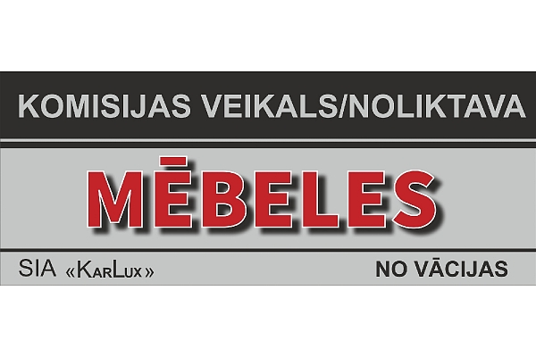 Mēbeles, komisijas veikals