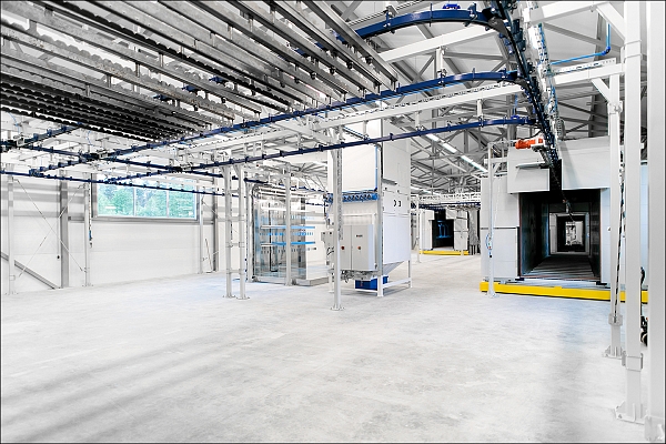 Arco Color Latvija pulverkrāsošanas cehs ražotne