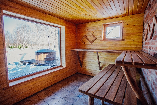 Lieliska pirts, viesu nams "Burziņi"