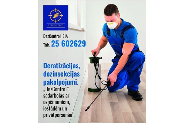 Deratizācijas, dezinsekcijas pakalpojumi