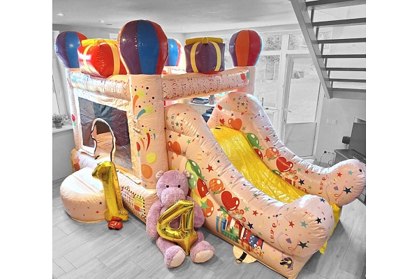 Piepūšamo atrakciju noma