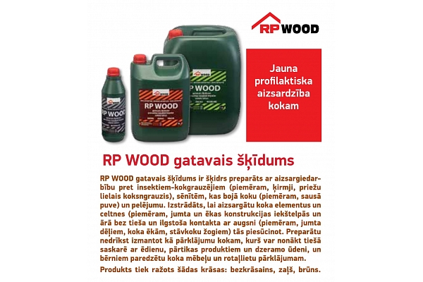 RP WOOD gatavais šķīdums