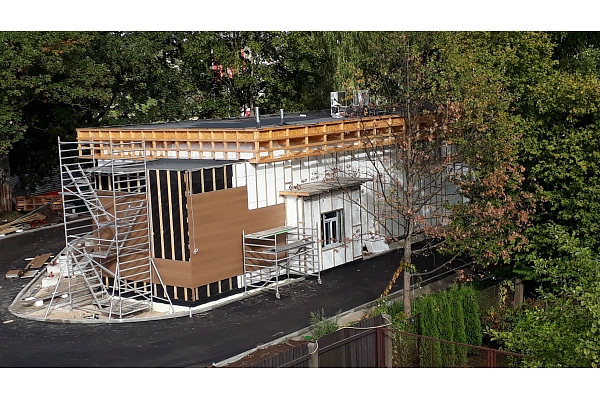 Burger King Imanta, būvniecība