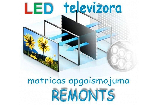 LED televizoru remonts