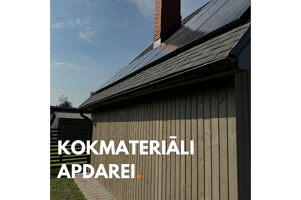 Kokmateriāli apdarei