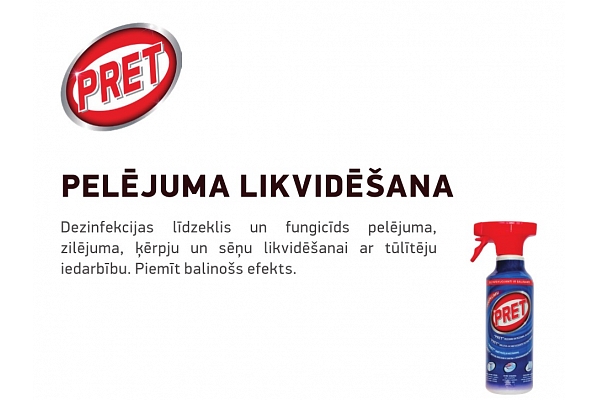 Bochemit pelējuma likvidācija