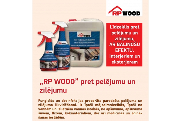 RP WOOD pret pelējumu